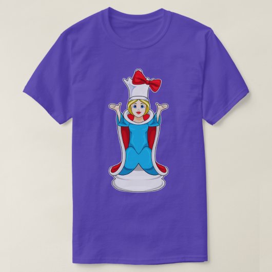 Schaakstuk Schaakbordspel T-shirt (Design voorkant)