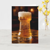 Schaakstuk Toren Bierglas Kaart (Gele Bloem)