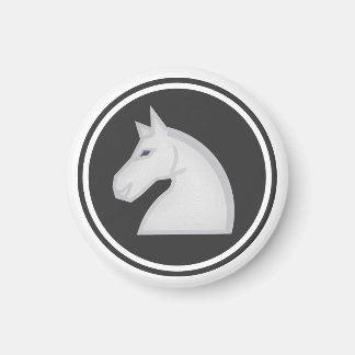 Schaakstuk White Knight Magneet