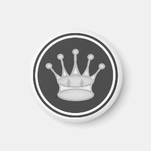 Schaakstuk White Queen Magneet