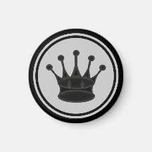 Schaakstuk Zwarte Koningin