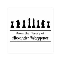 Schaakstukken #1 “Uit de bibliotheek van” Naam