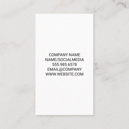 Schaakstukken aan boord | bordspel visitekaartje (Achterkant)