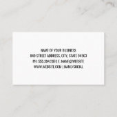 Schaakstukken aan boord visitekaartje (Achterkant)