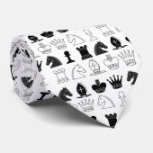 Schaakstukken aanpassen stropdas (Opgerold)