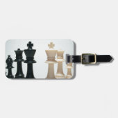 Schaakstukken Bagagelabel (Voorkant horizontaal)