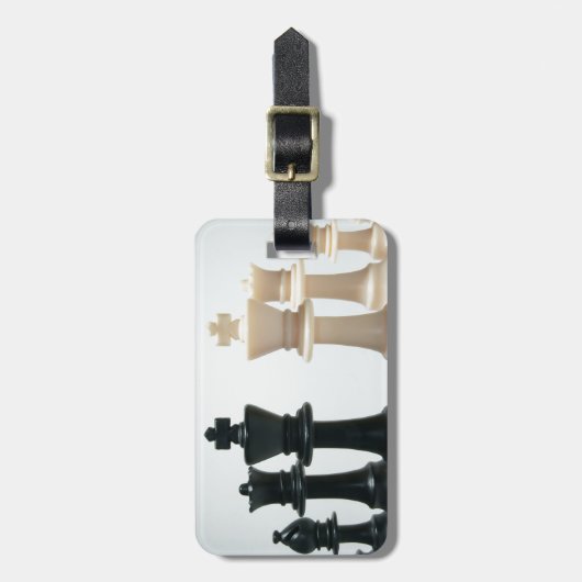 Schaakstukken Bagagelabel (Voorkant verticaal)