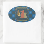 Schaakstukken Blauwe Sticker (Tas)