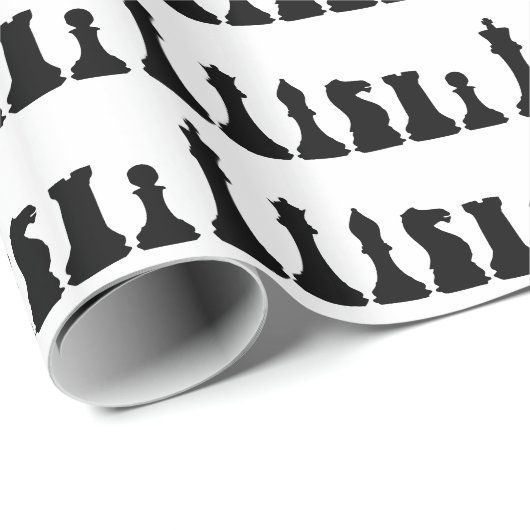 Schaakstukken Cadeaupapier (Rol Hoek)