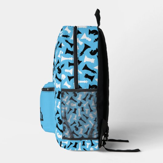 Schaakstukken Design Terug Pack Bedrukte Rugzak (Rechts)