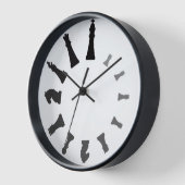 Schaakstukken grote klok (Hoek)