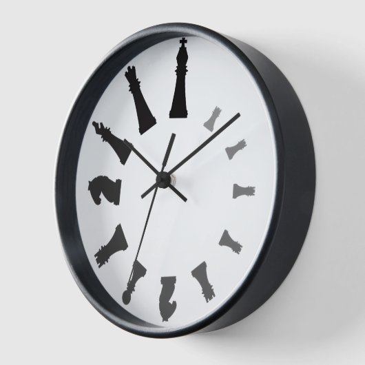 Schaakstukken grote klok (Hoek)