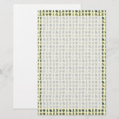 Schaakstukken in rows Stationery Briefpapier (Voorkant / Achterkant)