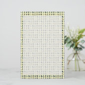 Schaakstukken in rows Stationery Briefpapier (Staand voorkant)