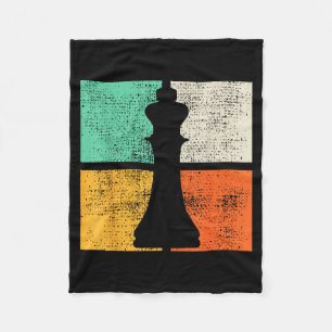 Schaakstukken Koning Speler Fleece Deken