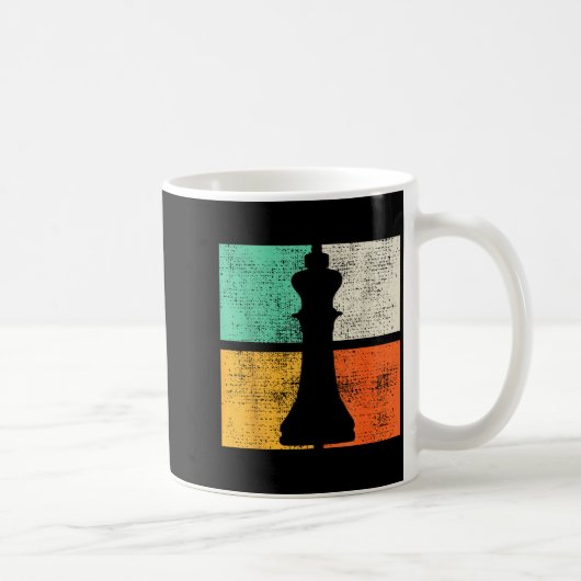 Schaakstukken Koning Speler Koffiemok (Rechts)