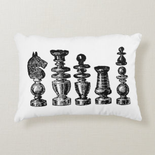 Schaakstukken  kunst decoratief kussen