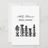 Schaakstukken  kunst kaart (Voorkant)