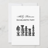 Schaakstukken  kunst kaart (Voorkant)