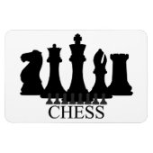 Schaakstukken magneet (Horizontaal)