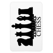 Schaakstukken magneet (Verticaal)