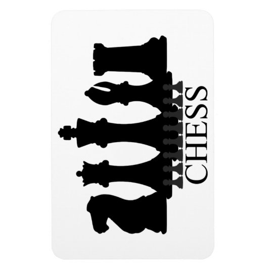 Schaakstukken magneet (Verticaal)