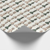 Schaakstukken Modern Wit en Groen Klassiek Cadeaupapier (Hoek)