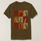 Schaakstukken Retro 2 T-shirt (Design voorkant)