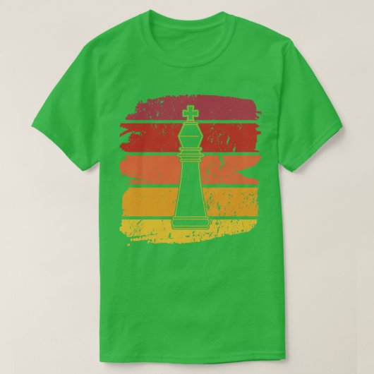 Schaakstukken Retro 3 T-shirt (Design voorkant)