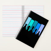 Schaakstukken Silhouet Notitieboek (Binnen)