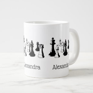 Schaakstukken Vintage Kunst #2 Grote Koffiekop