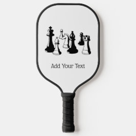 Schaakstukken Vintage Kunst #2 Pickleball Paddle