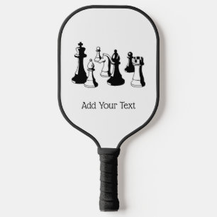 Schaakstukken Vintage Kunst #2 Pickleball Paddle