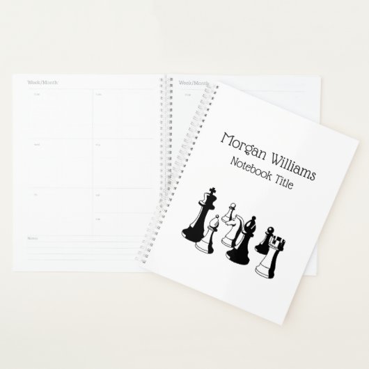 Schaakstukken Vintage Kunst #2 Planner (Display)