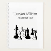 Schaakstukken Vintage Kunst #2 Planner (Voorkant)