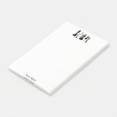 Schaakstukken Vintage Kunst #2 Post-it® Notes (Schuin)