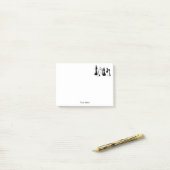 Schaakstukken Vintage Kunst #2 Post-it® Notes (Op bureau)