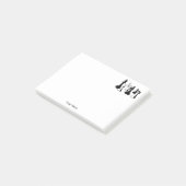 Schaakstukken Vintage Kunst #2 Post-it® Notes (Schuin)