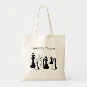 Schaakstukken Vintage Kunst #2 Tote Bag