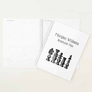 Schaakstukken Vintage Kunst Planner