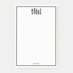 Schaakstukken Vintage Kunst Post-it® Notes