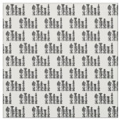 Schaakstukken Vintage Kunst Stof (Swatch)