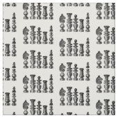 Schaakstukken Vintage Kunst Stof (Swatch)