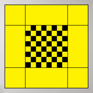 Schaaktafel Poster