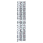 Schaaktafel Runner Korte Tafelloper (Voorkant)