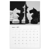 Schaakthema 2025 Muur Kalender Gift (Mar 2027)