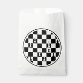 Schaakthema Favor Tassen - Strategische feestacces Bedankzakje (Voorkant)