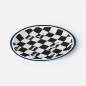 Schaakthema Papier Borden - Elegant Schaakbord Papieren Bordje (Gekanteld)
