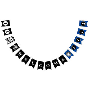 Schaakthema Welkom Bunting Banner Vlaggen