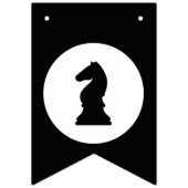 Schaakthema Welkom Bunting Banner Vlaggen (Eerste vlag)